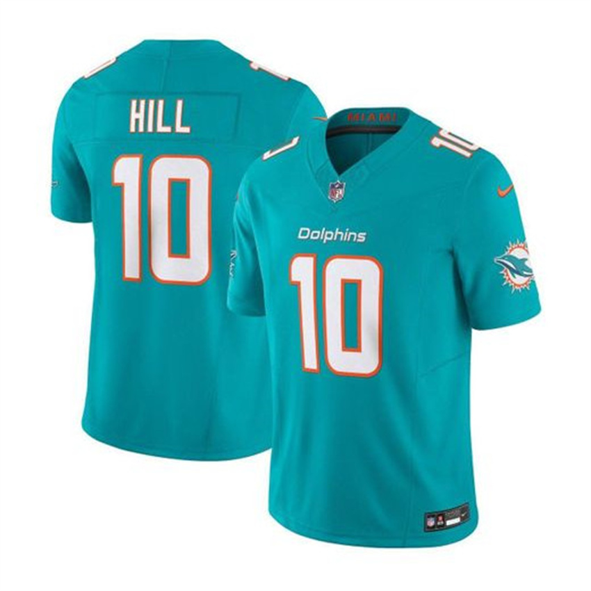Youth Aqua Miami Dolphins #10 Tyreek Hill 2023 F.U.S.E Vapor Limited Stitched Jersey